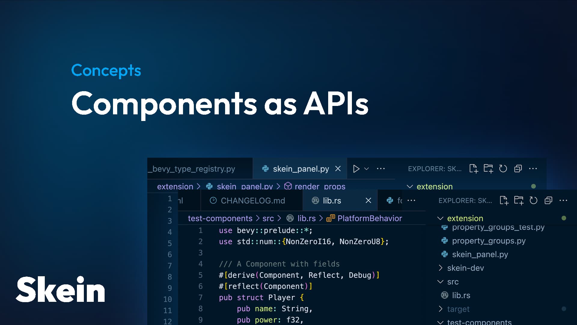 Components as APIs